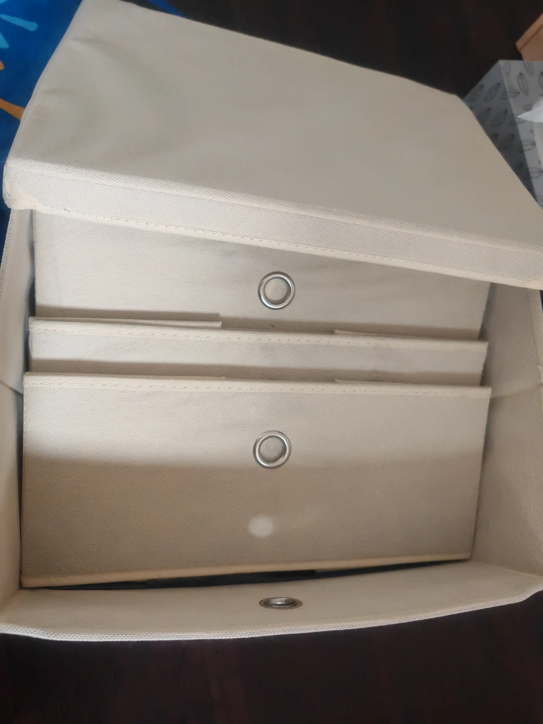 4-Drawer Fabric Dresser Storage Unit - photo 2