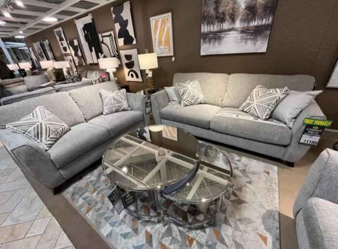 Gray Sofa Set
