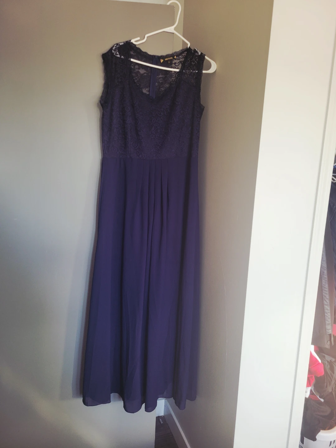 MIUSOL Navy Blue Lace Maxi Dress - photo 2