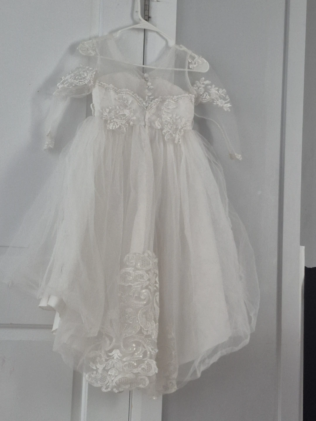 White Flower Girl Dress - photo 2