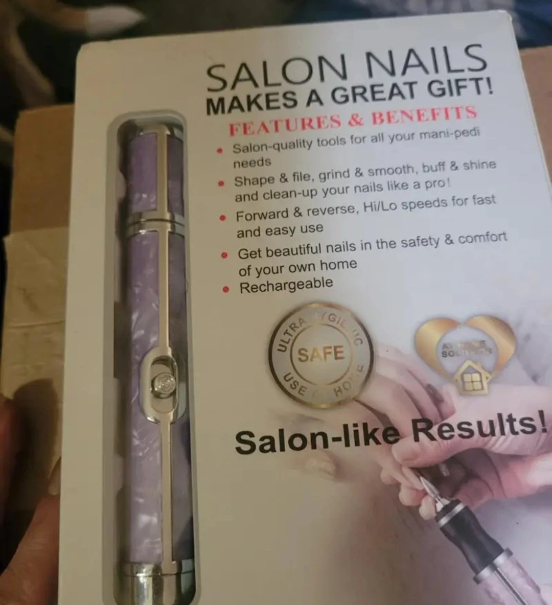 Electric Nail File Manicure & Pedicure Kit - photo 2