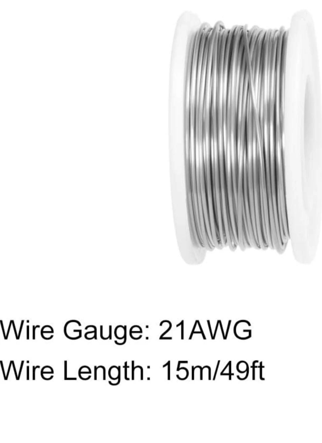 21 AWG Wire Spool - 15m/ Heating Resistor Wires - photo 3