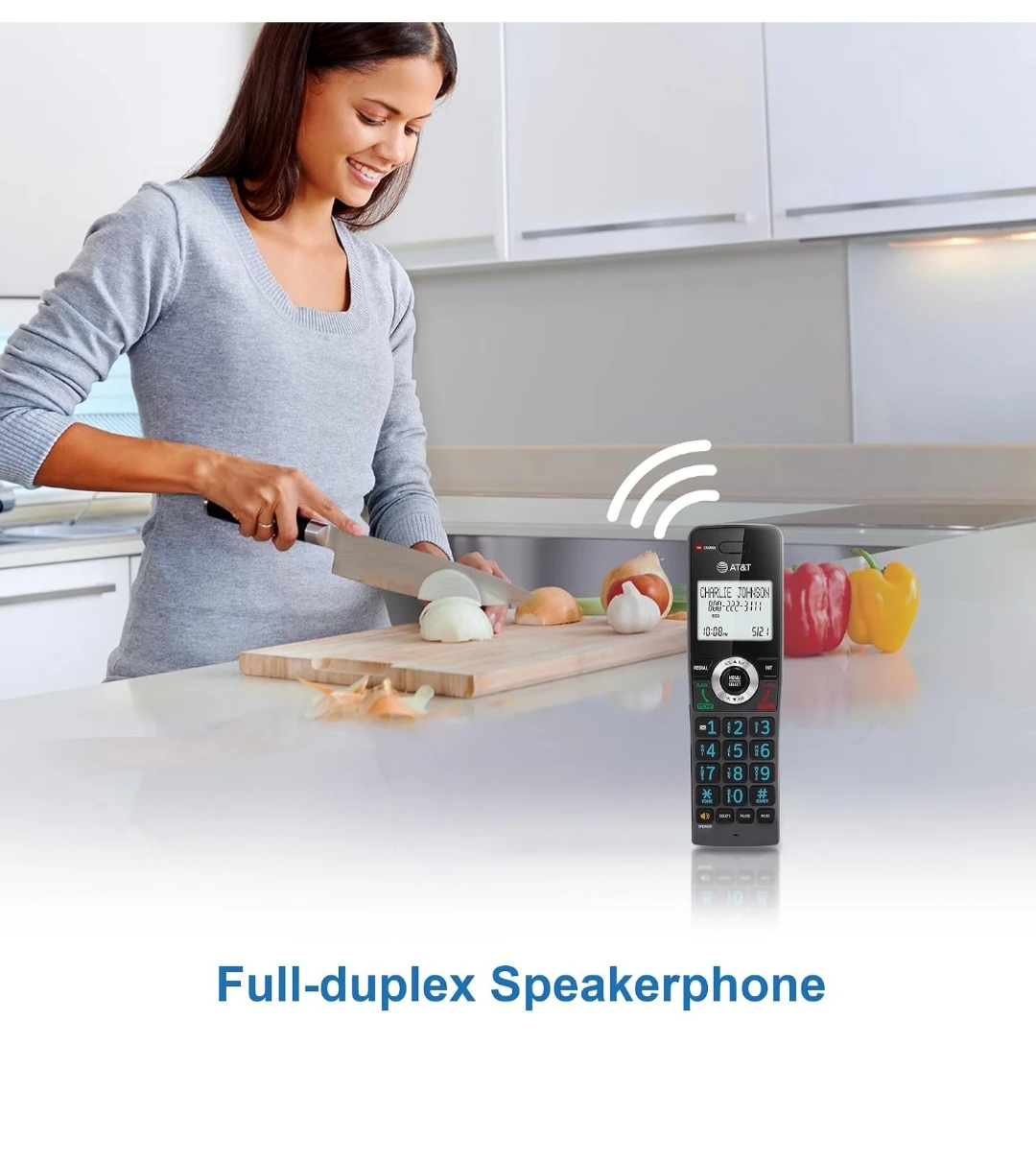 AT&T Cordless Phone with 2" Backlit Display and Speakerphone - photo 3
