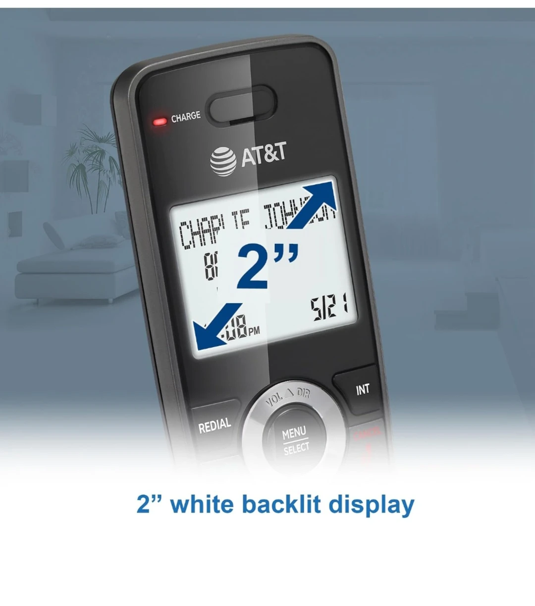 AT&T Cordless Phone with 2" Backlit Display and Speakerphone - photo 4