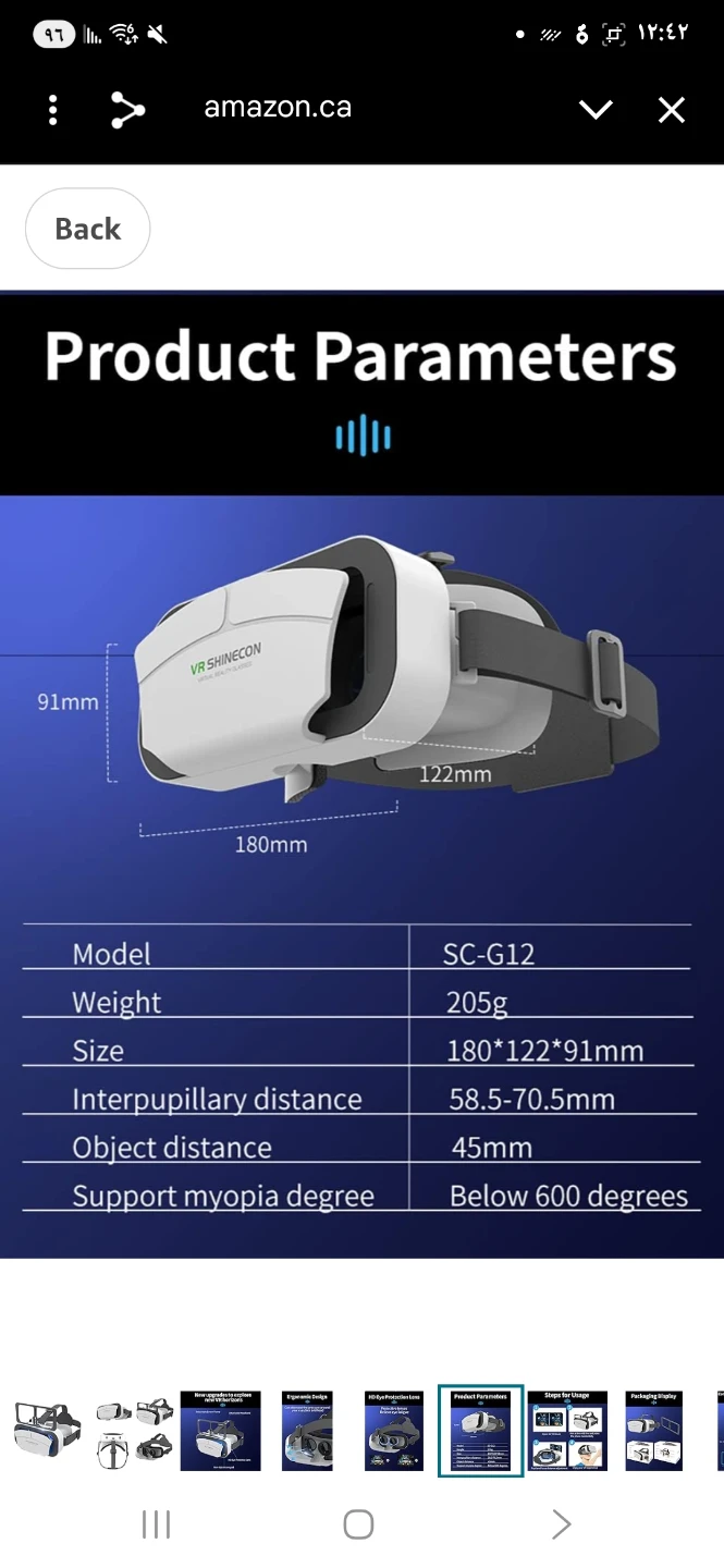 VR SHINECON Virtual Reality Headset