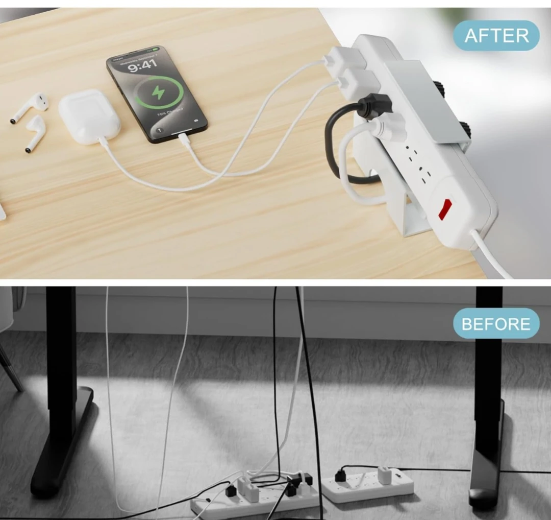 ErgoXCollect Under Desk Cable Management Clamp - photo 5