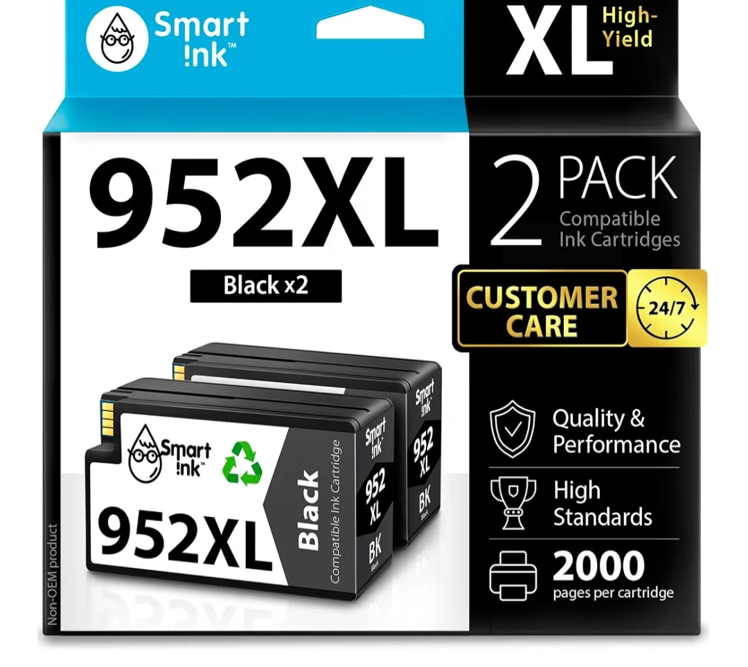 Smart Ink 952XL Black Compatible Ink Cartridge - 2 Pack - photo 4