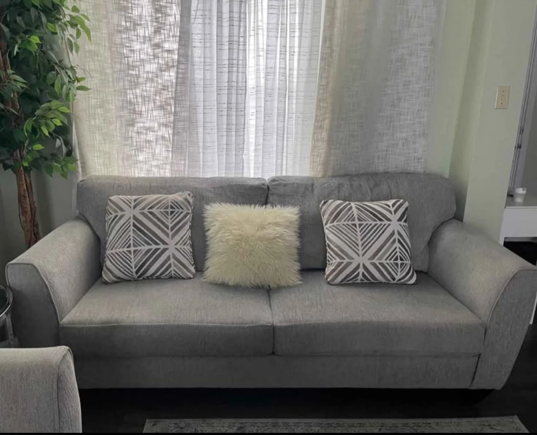 Grey Fabric Sofa