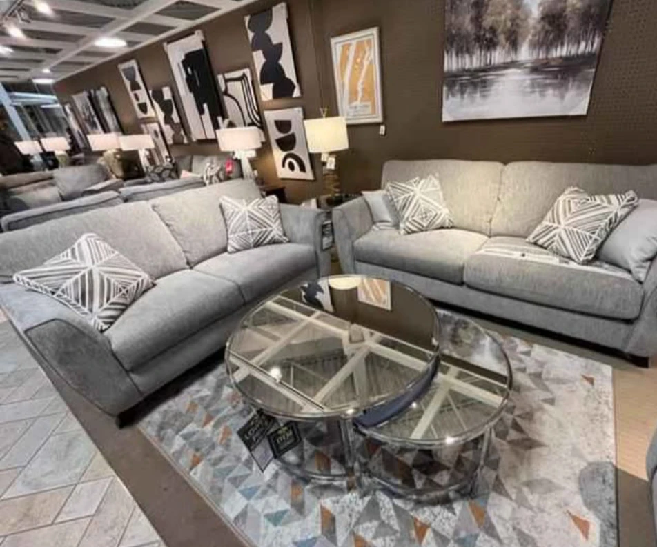 Grey Fabric Sofa - photo 3