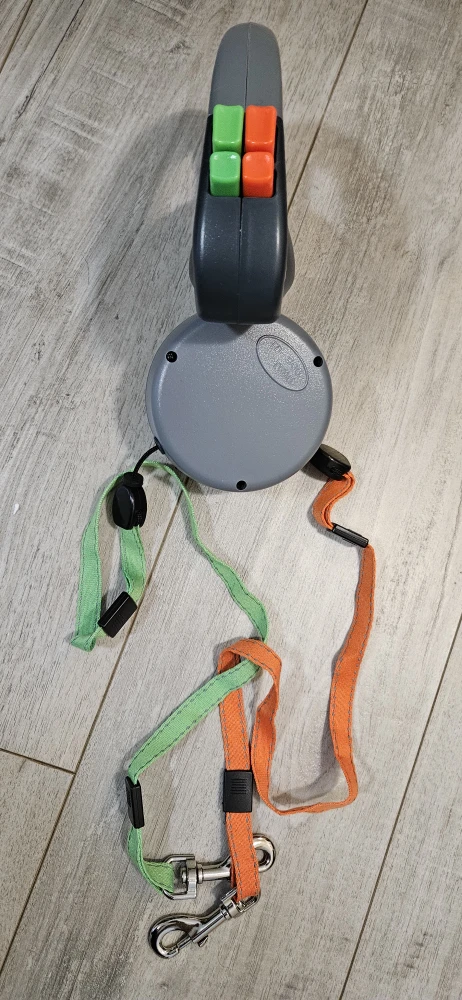 Retractable Double Dog Leash - photo 2