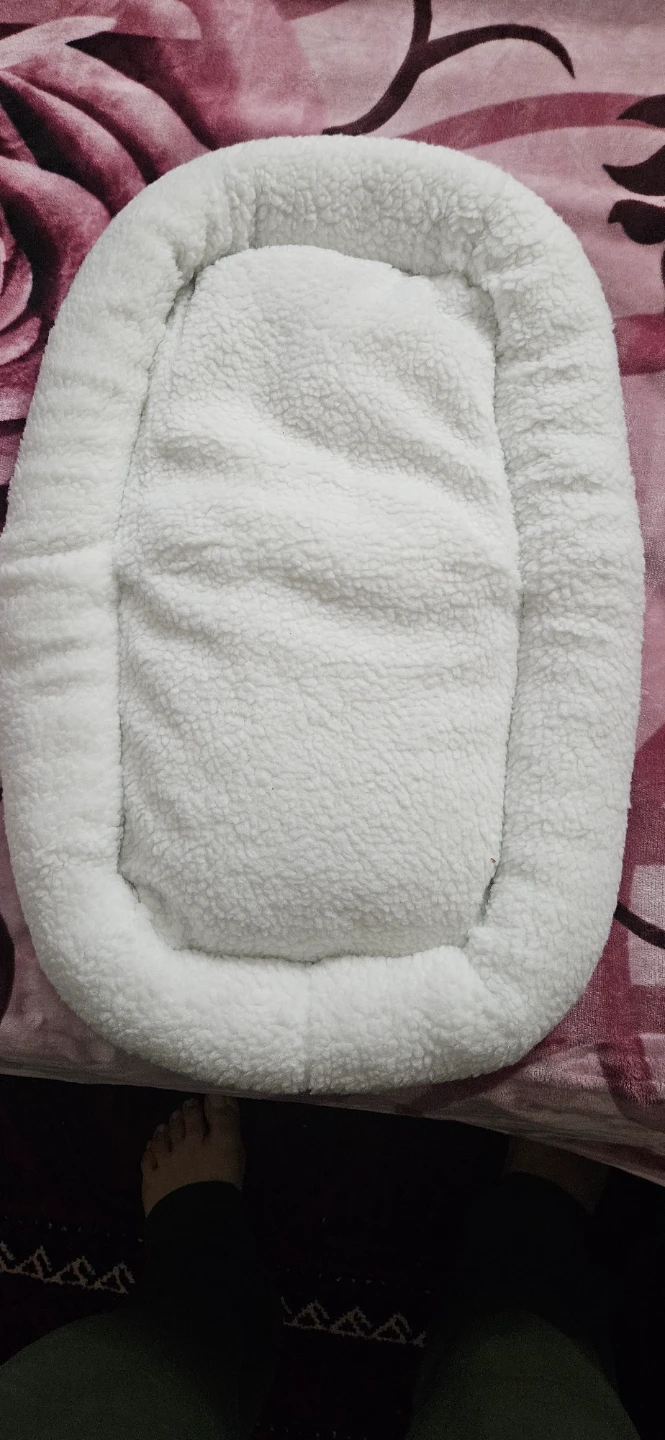 White Pet Bed