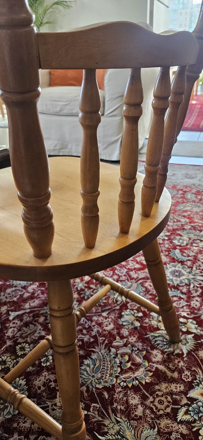 Two Wooden Dining Chair - photo 3