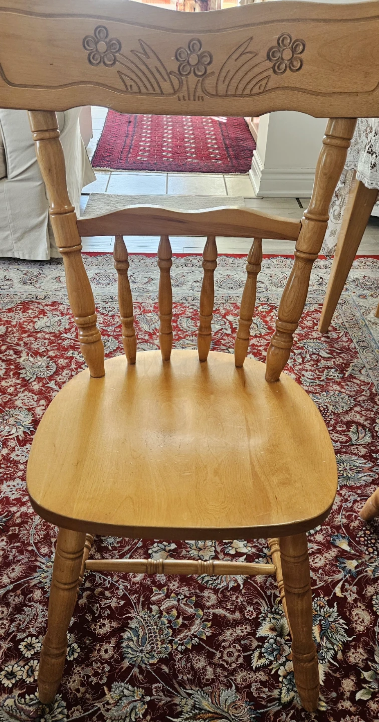 Two Wooden Dining Chair - photo 5