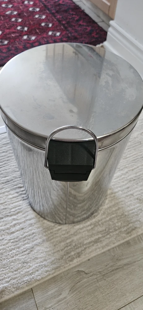 Stainless Steel Step-On Trash Can - photo 2