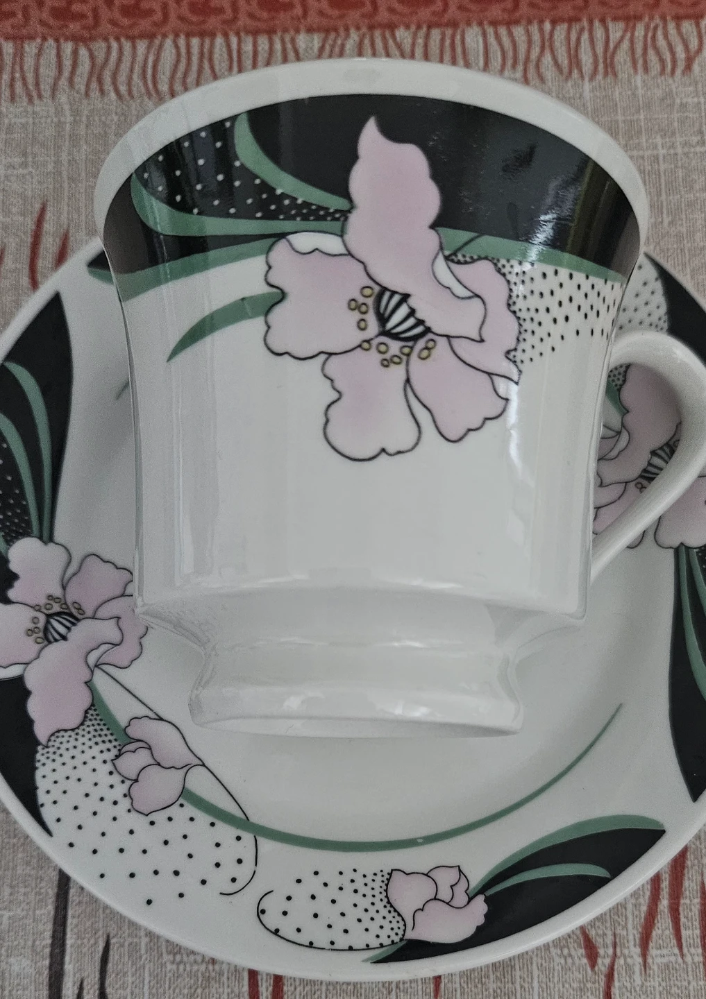 Floral Tea Cup & Saucer Set (4) - photo 5