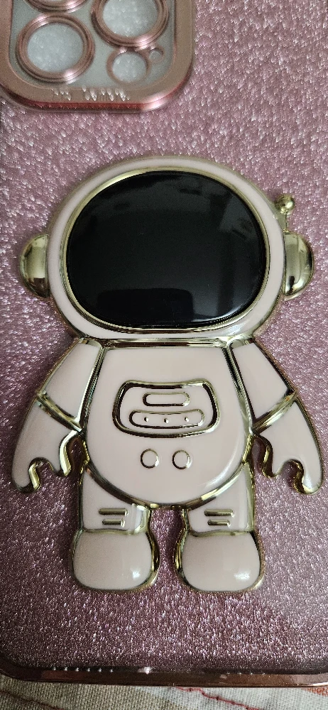 Pink Glitter Astronaut Phone Case - photo 3