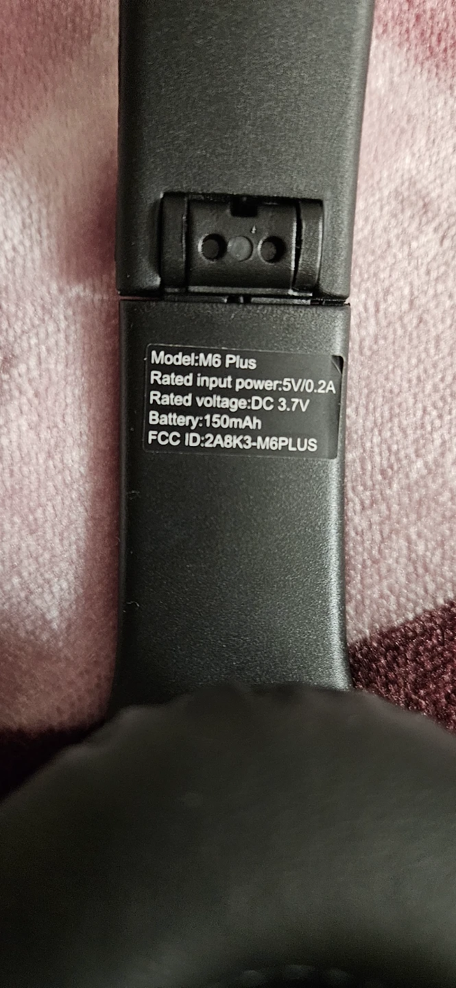 M6 Plus Black Headphones - photo 5