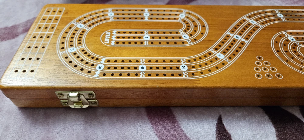 Plusvivo Wooden Cribbage Board - photo 2