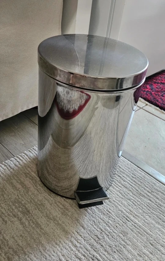 Stainless Steel Step-On Trash Can