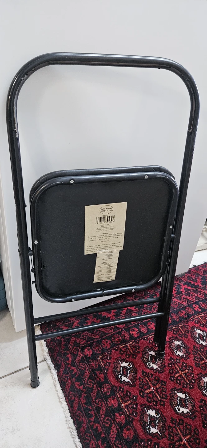 Folding Chair - Black - photo 2