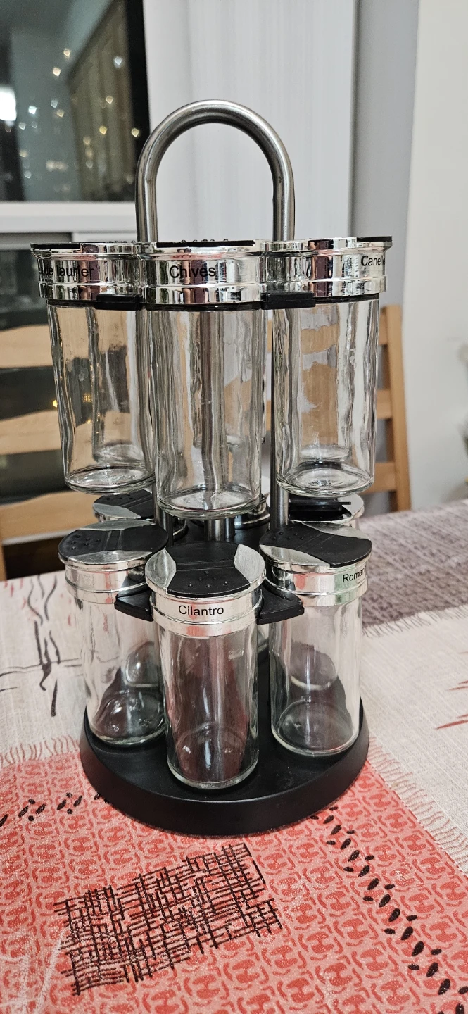 Rotating Spice Rack with 12 Jars - photo 4