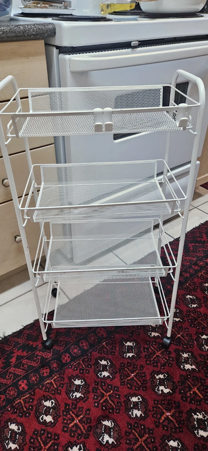 White Rolling Cart - photo 4