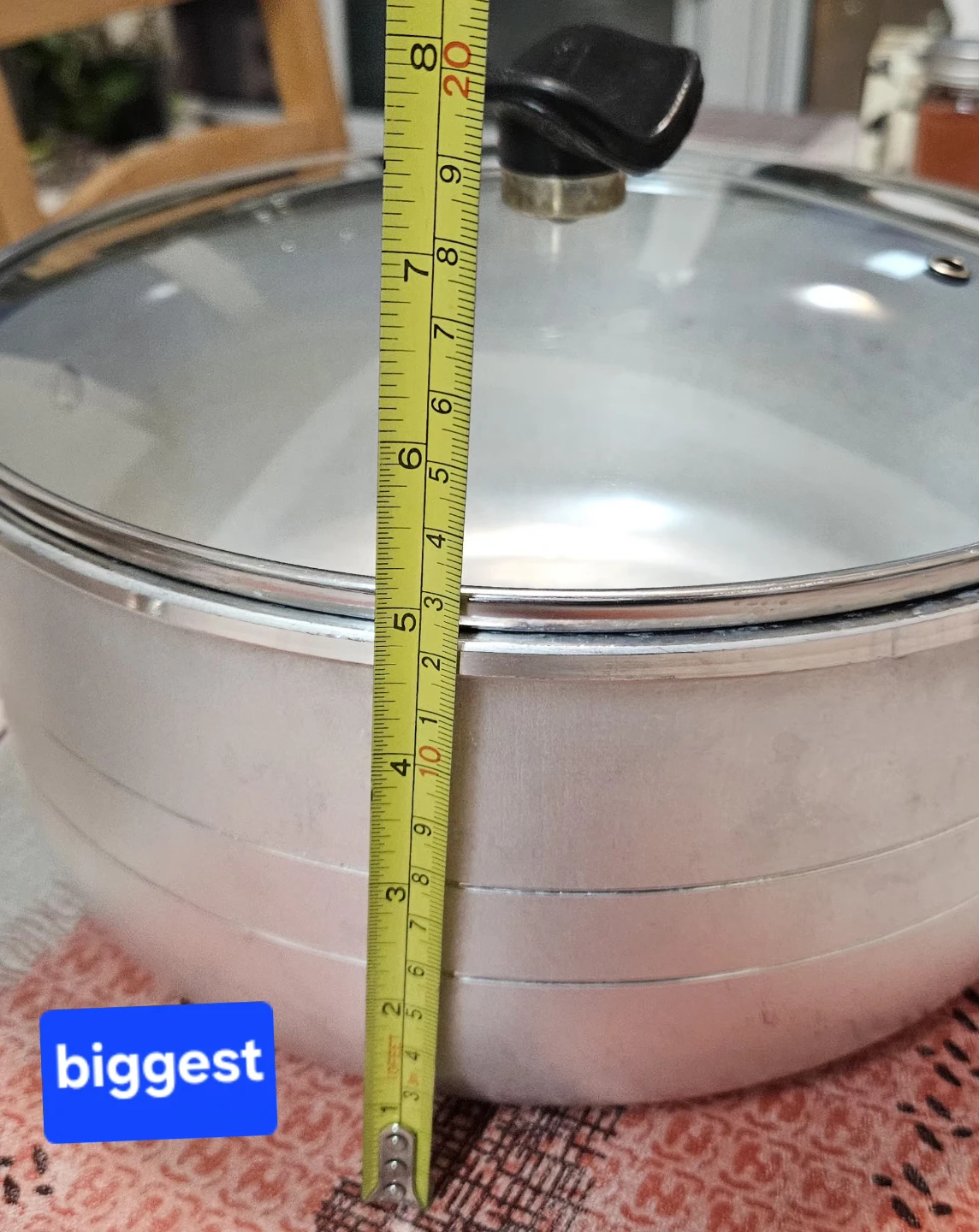 Set of 4 Aluminum Cooking Pots with Lids - photo 4