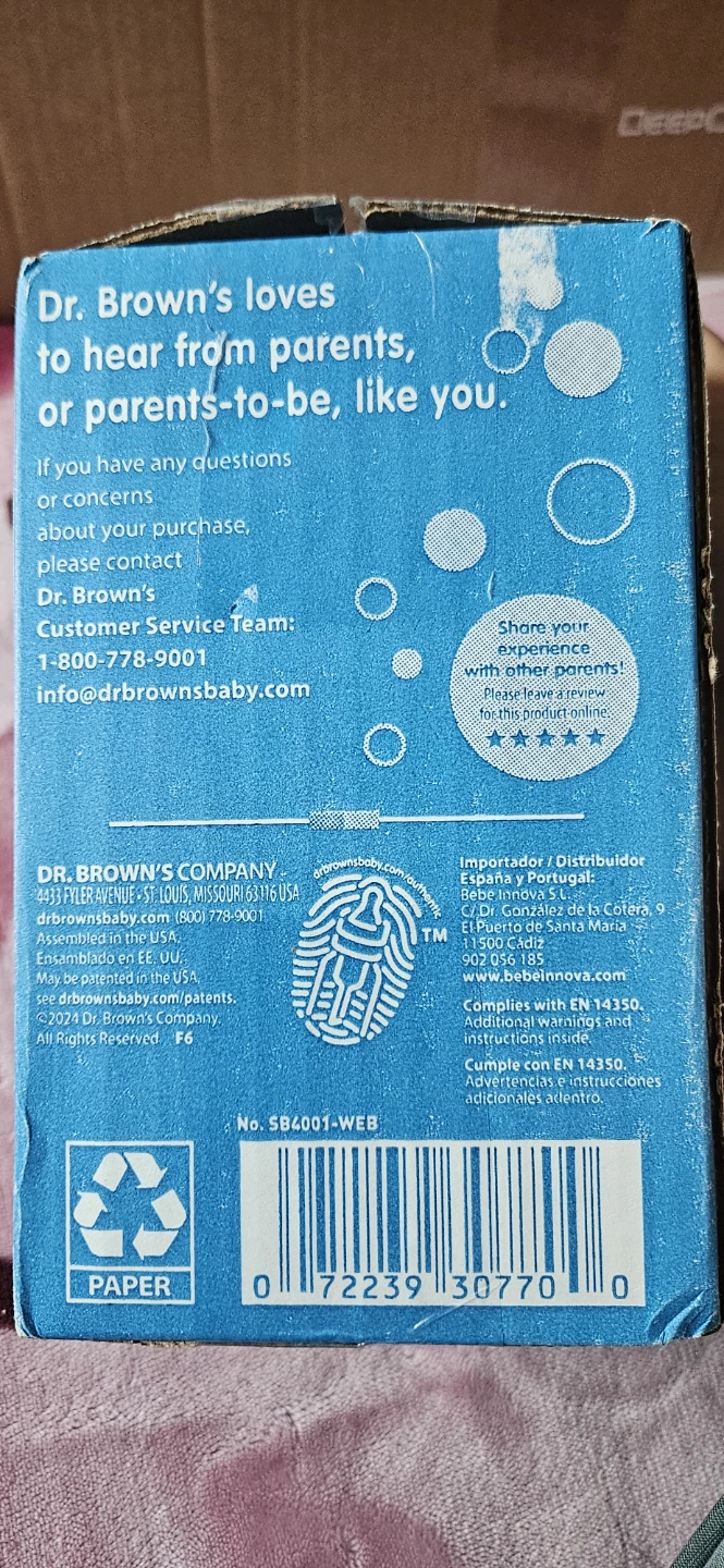 Dr. Brown's Anti-Colic Options+ Narrow Baby Bottles - photo 5