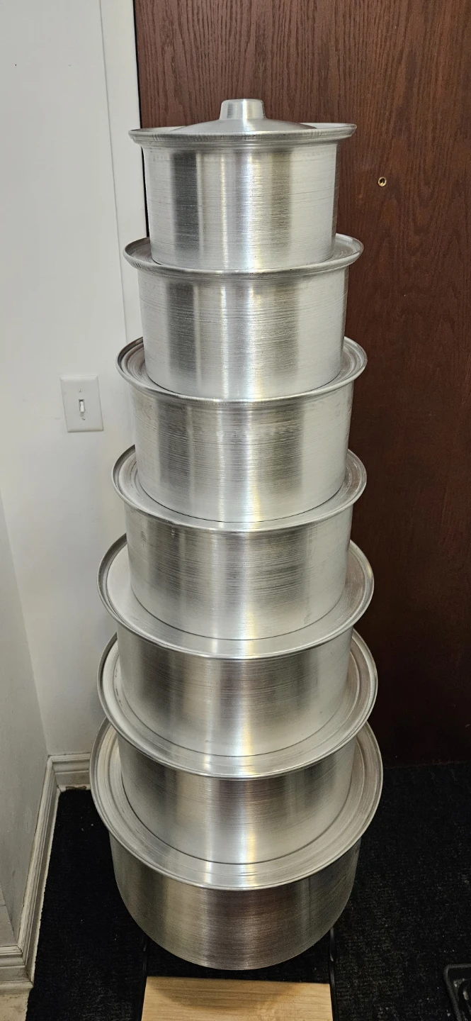 Set of 7 Aluminium Stockpots - photo 3