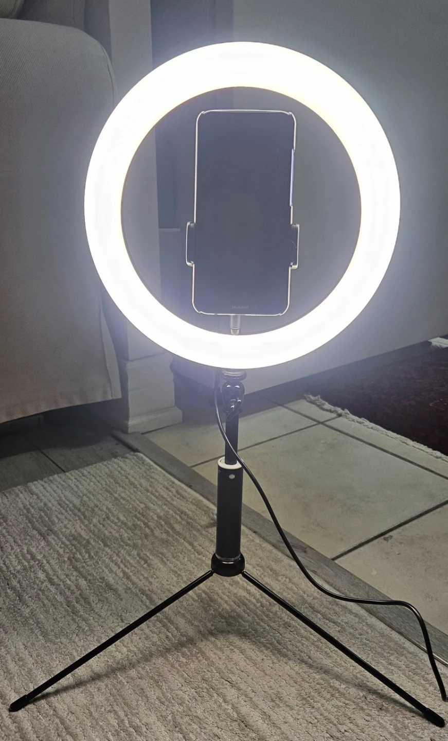 Ring Light with Phone Holder