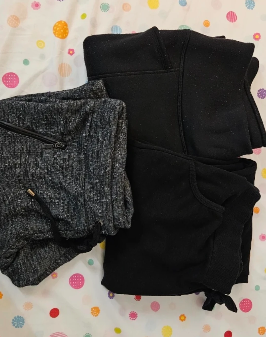 Bundle of 3 Pairs of Sweatpants/Joggers - Black & Grey - photo 2