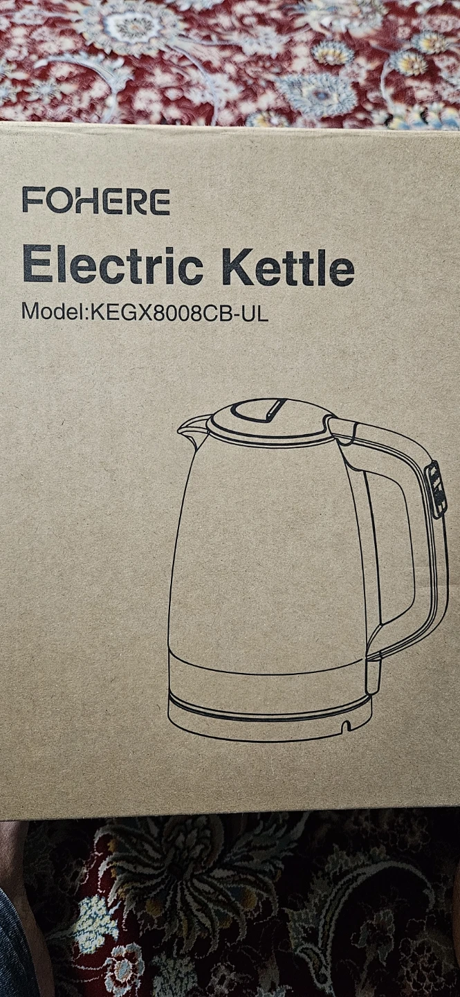 FOHERE Electric Kettle Model: KEGX8008CB-UL - photo 2