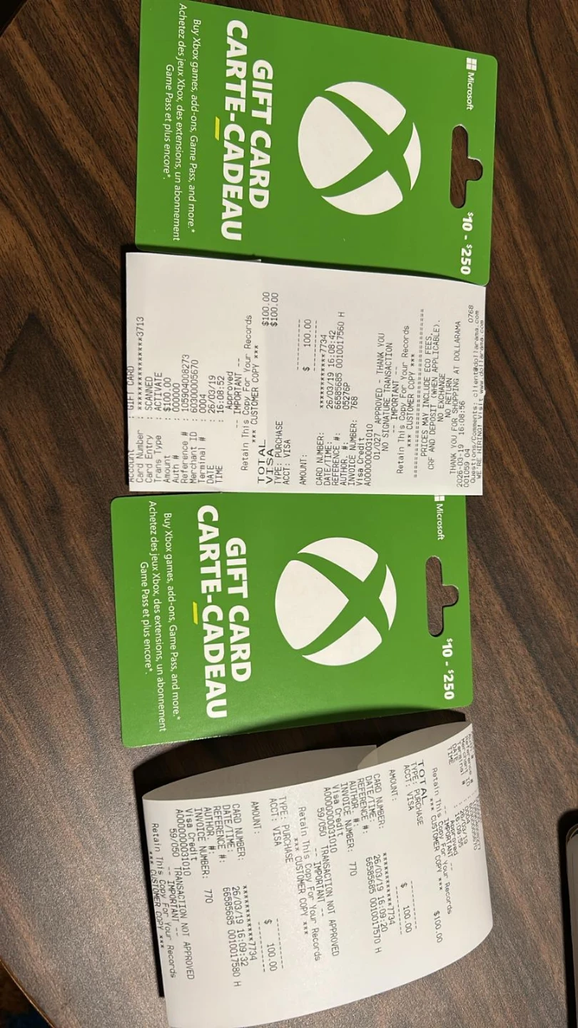 Xbox Gift Card - 200$ Value