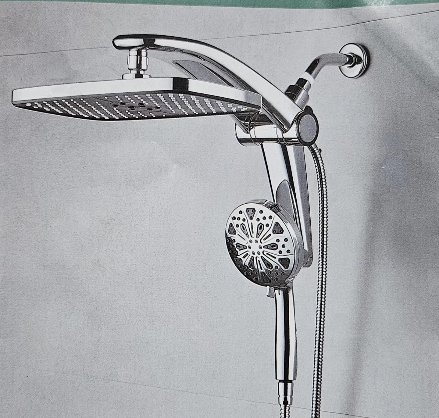 5-Function Rain Shower Head Combo - photo 2