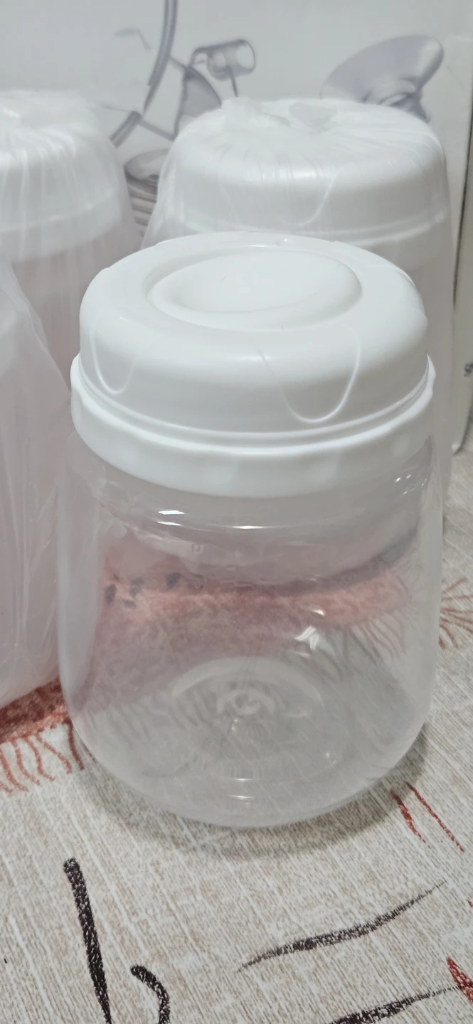 Breast milk storage jars