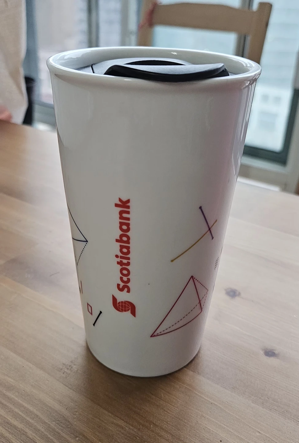 Scotiabank Ceramic Travel Mug with Lid