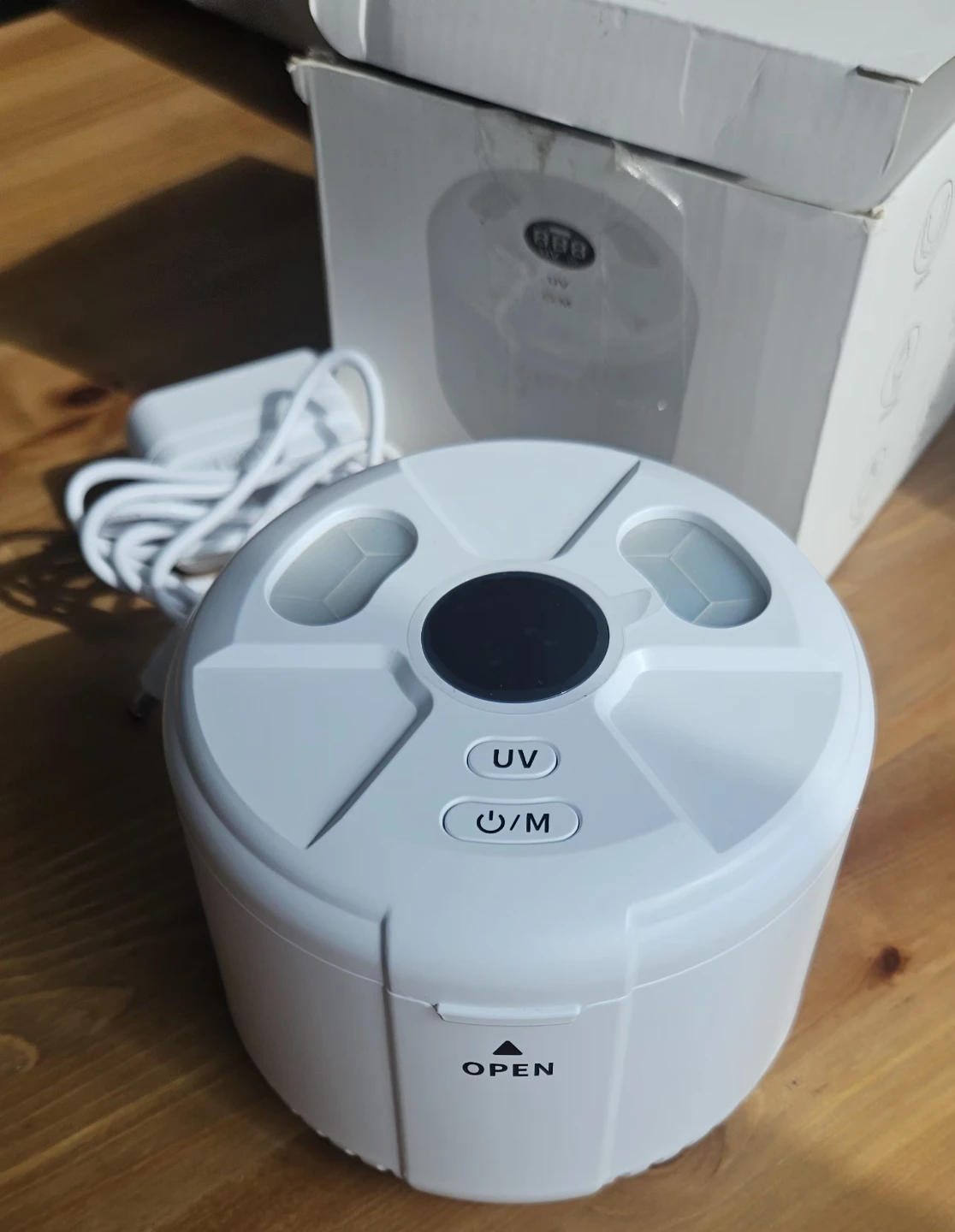 White Ultrasonic Cleaner with UV Sanitizer - photo 3