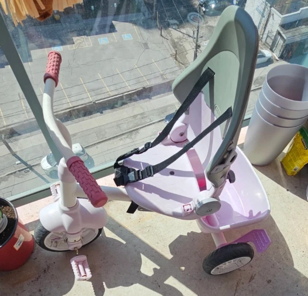 Pink Little Tikes Tricycle with Parent Handle - photo 3