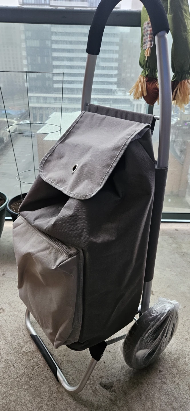 Grey Shopping Trolley Bag