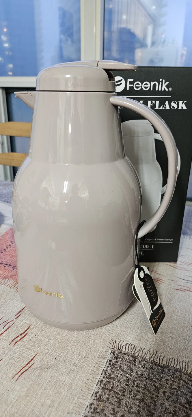 Feenik Thermal Carafe Flask 1.5L Beige