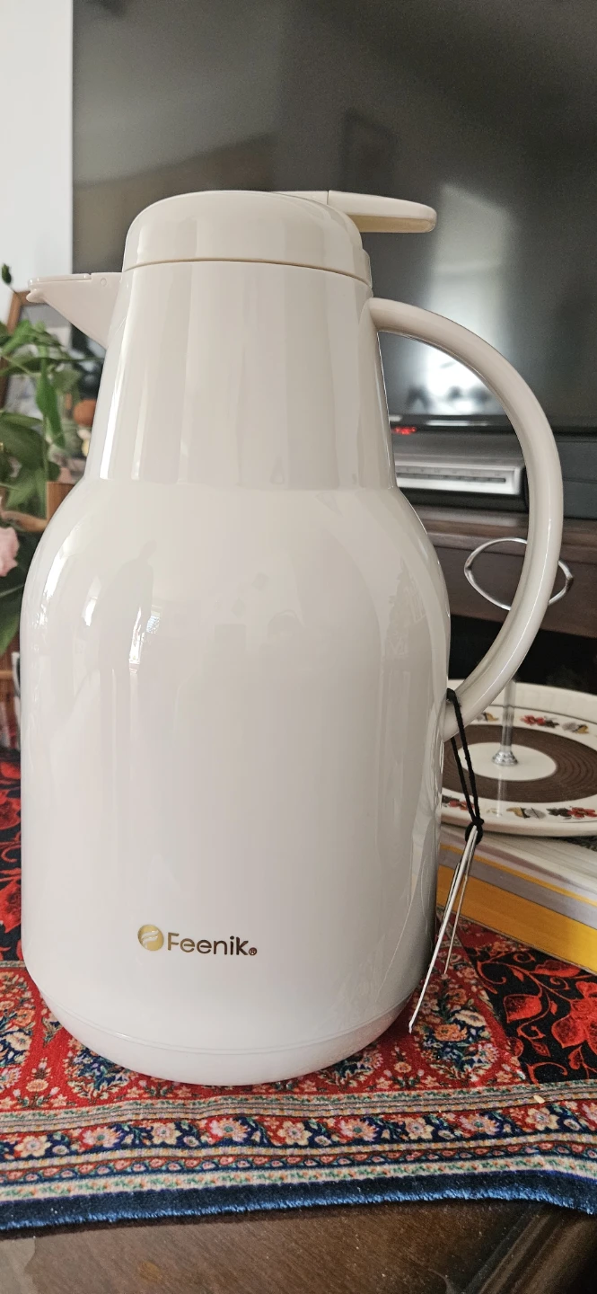 Feenik Thermal Carafe Flask 1.5L Beige - photo 2
