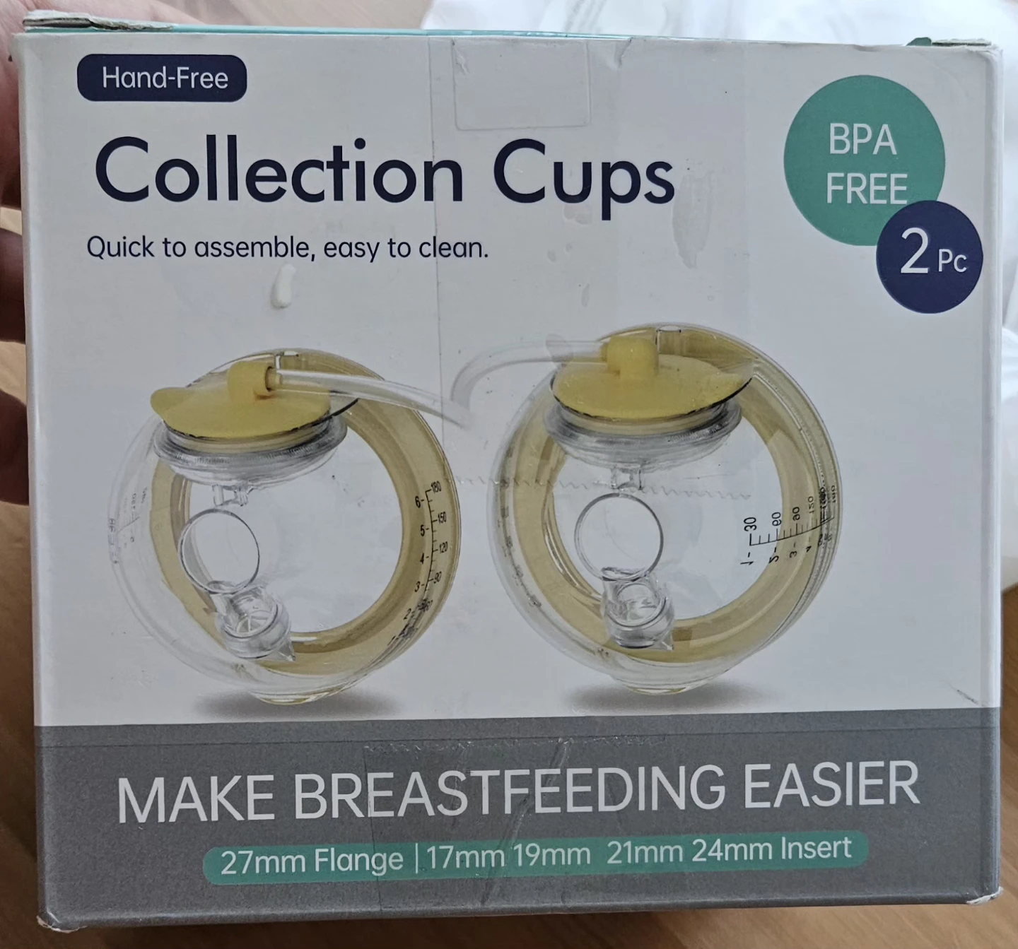PumpMom Hand-Free Collection Cups
