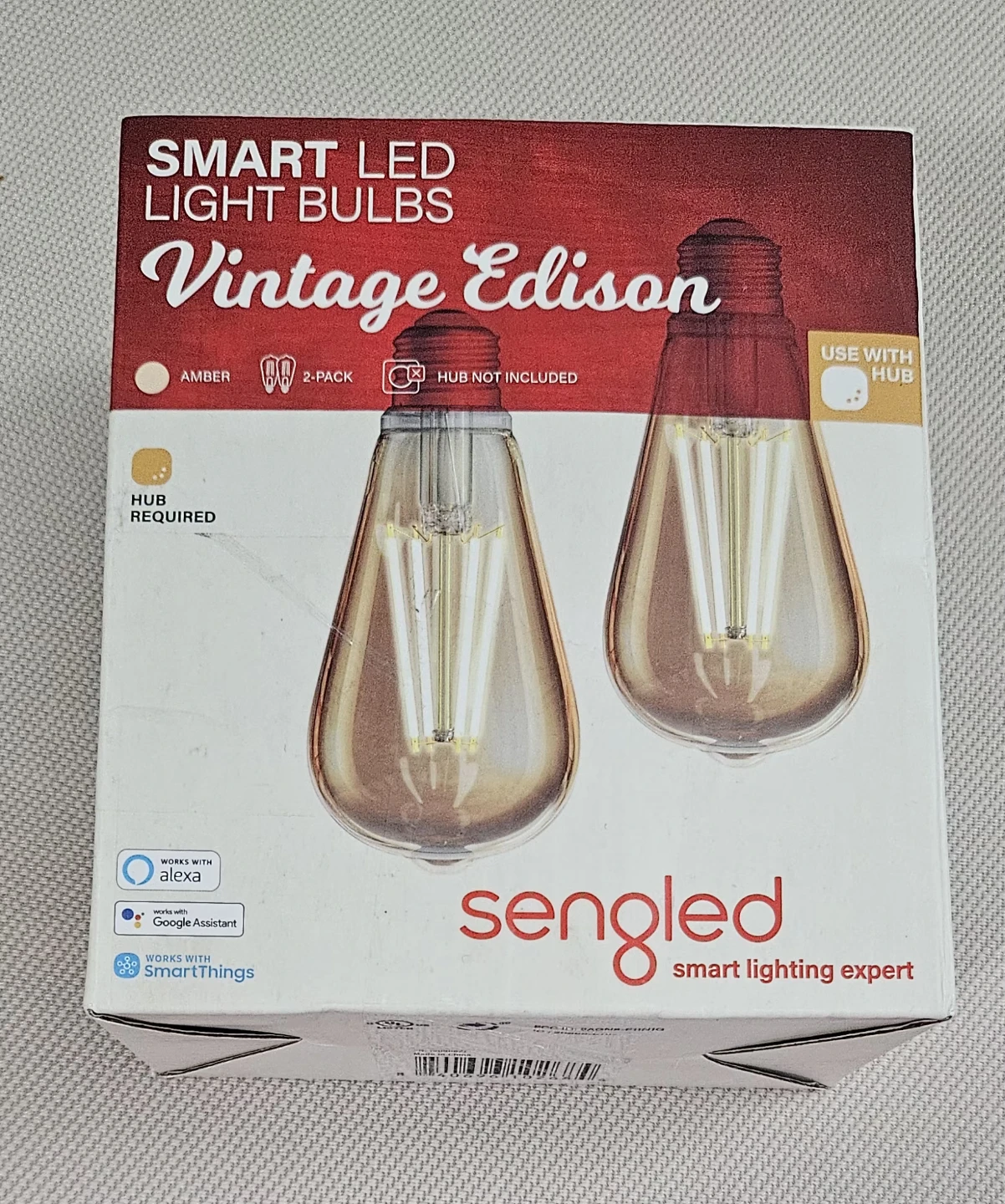 Sengled Smart LED Vintage Edison Light Bulbs - Amber