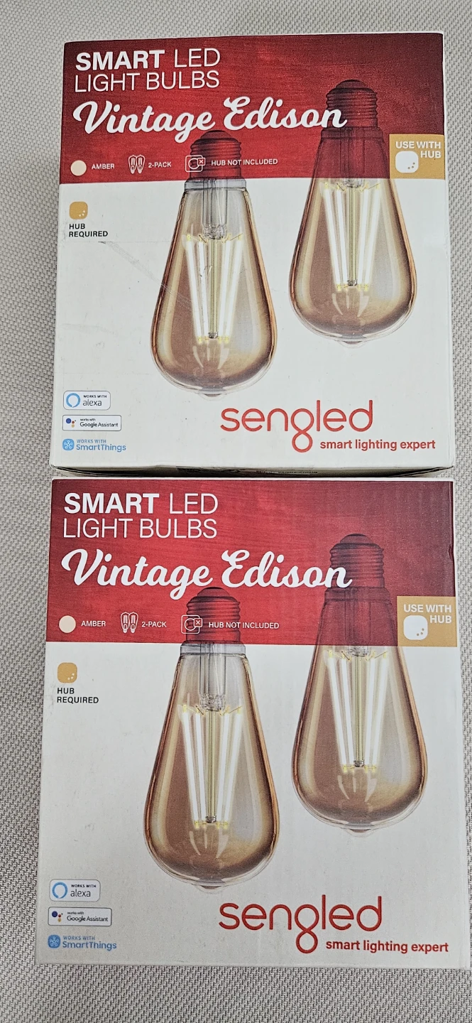 Sengled Smart LED Vintage Edison Light Bulbs - Amber - photo 3