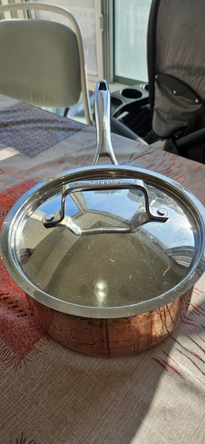 Farberware Copper Bottom Saucepans with Lids (Set of 2) - photo 3