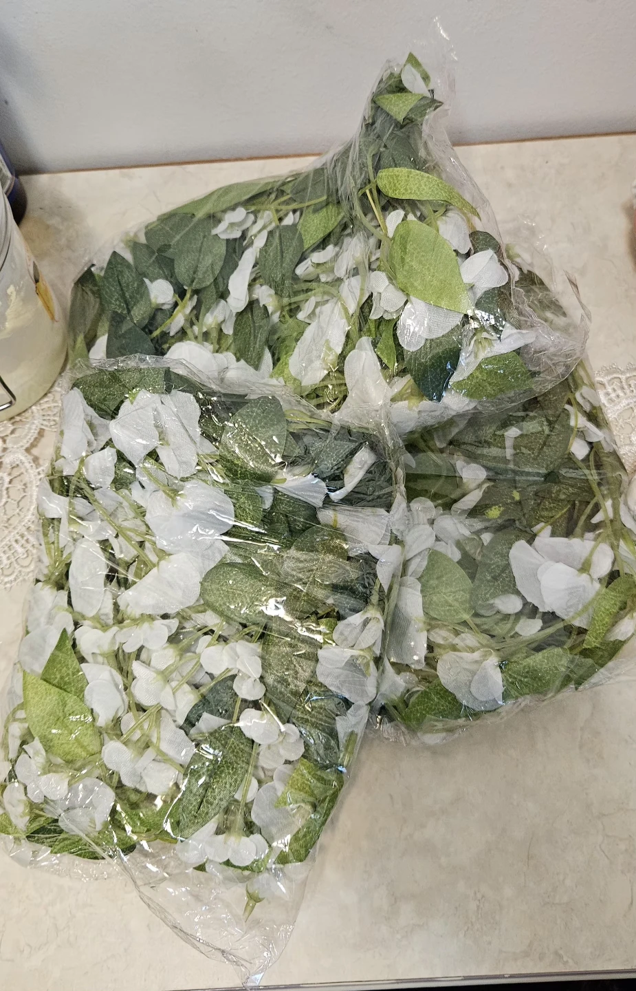 3 packs of artificial string flowers - photo 2