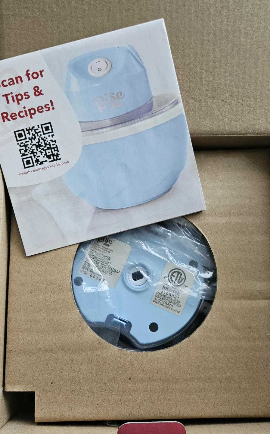 Rise by Dash Ice Cream Maker - Blue - photo 3