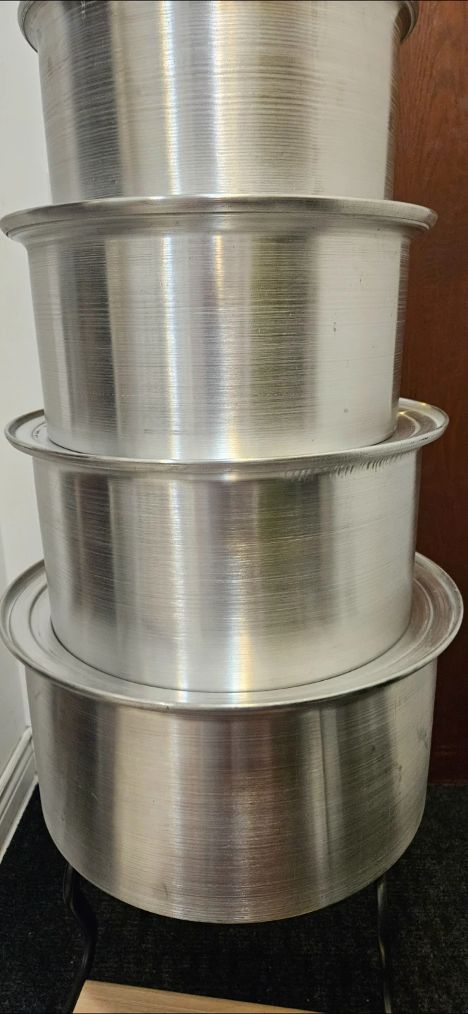 Set of 7 Aluminum Stock Pots - photo 2