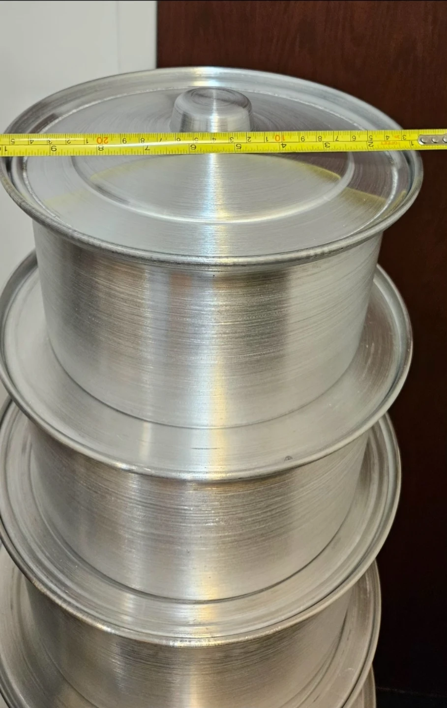 Set of 7 Aluminum Stock Pots - photo 3