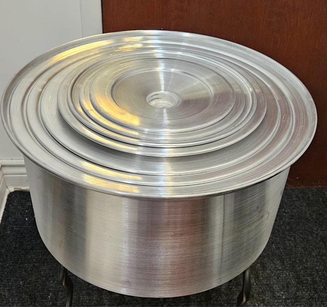 Set of 7 Aluminum Stock Pots - photo 5